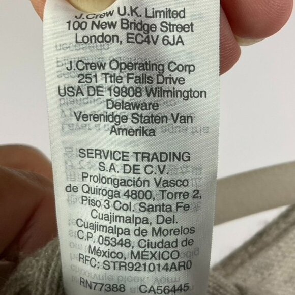 Madewell Kimball Pullover Sweater, V-neck, XL, Heather Fog, K5760 - Picture 10 of 11